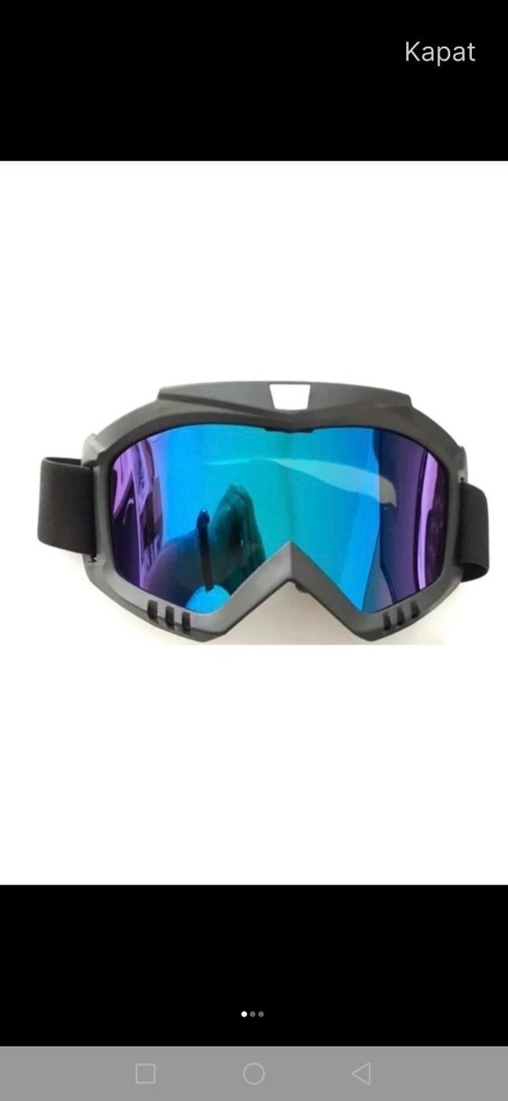 Renkli Cros Gözlük - Görsel 2