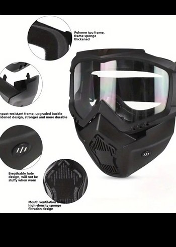 Kask Motorsiklet Maske - Görsel 2
