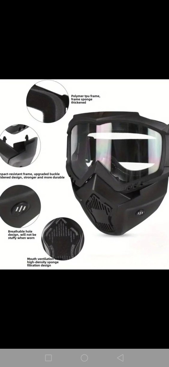 Kask Motorsiklet Maske - Görsel 2
