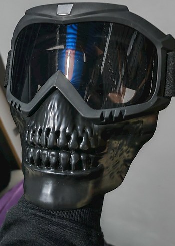 Siyah Kafatası Maske - Görsel 2