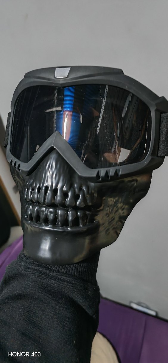 Siyah Kafatası Maske - Görsel 2