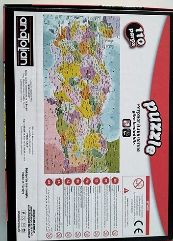  #yapboz#turkiyeharitasi#puzzle