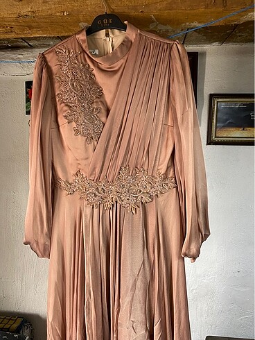 xl Beden camel Renk Abiyeee