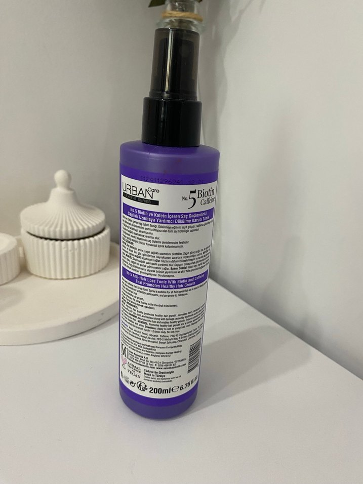 Urban Care 5 Biotin Kafein Saç Spreyi - Görsel 2