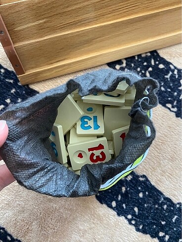 Beden Renk Kervan Ahşap Okey takımı büyük
