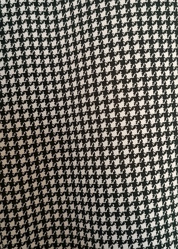 Diğer Gri Kaz Ayağı Desenli Kadın Kumaş Pantolon
