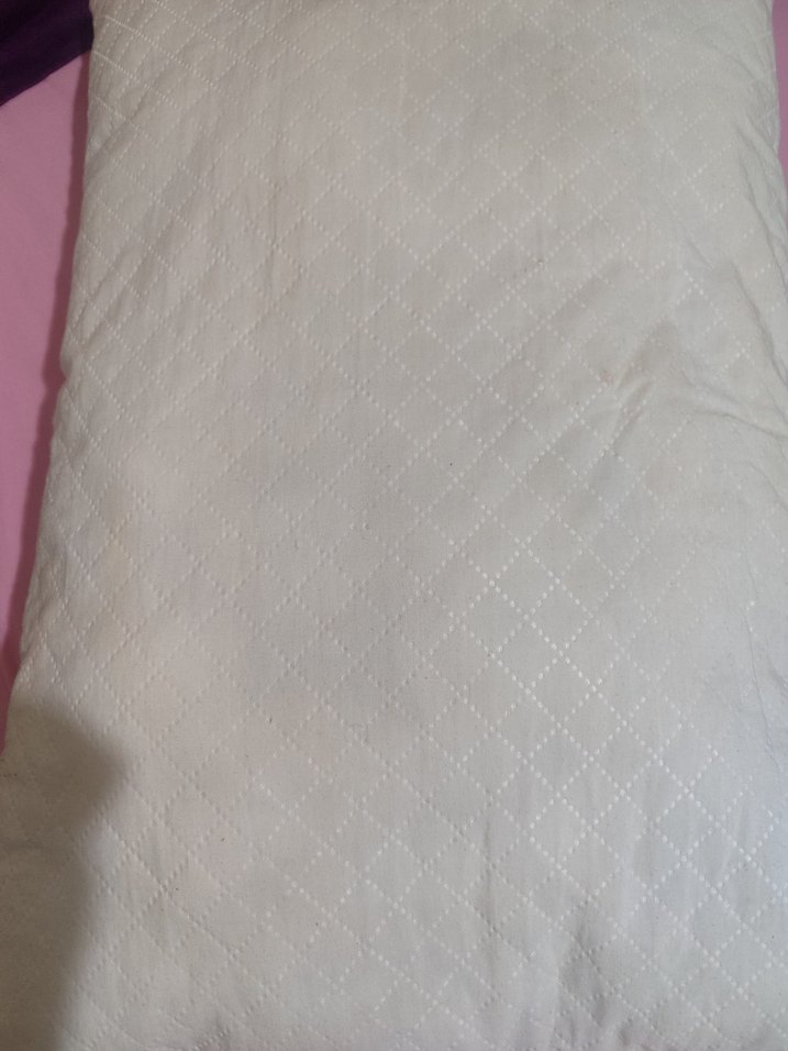 Beyaz Pastel Renkli Dikişli yastık - Görsel 2