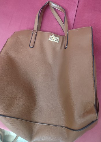 Kahverengi Deri Kadın Çanta - Görsel 4