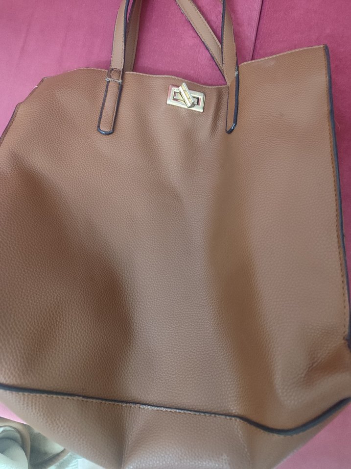 Kahverengi Deri Kadın Çanta - Görsel 2