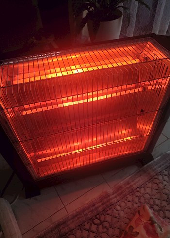 kumtel Kırmızı Elektrikli Isıtıcı - Görsel 2