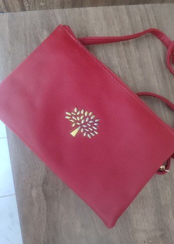 Diğer Pembe Deri Kadın Clutch Çanta