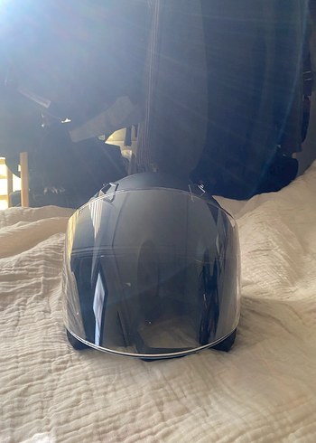 Minimalist Siyah Biker Kask - Görsel 3