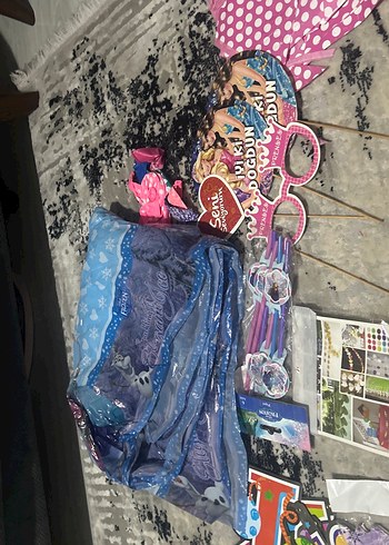 Renkli Mavi Parti Malzemeleri Seti - Görsel 2