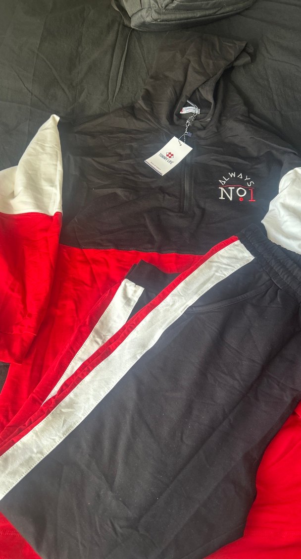 Kırmızı Fermuarlı kadın  Spor Sweatshirt - Görsel 4