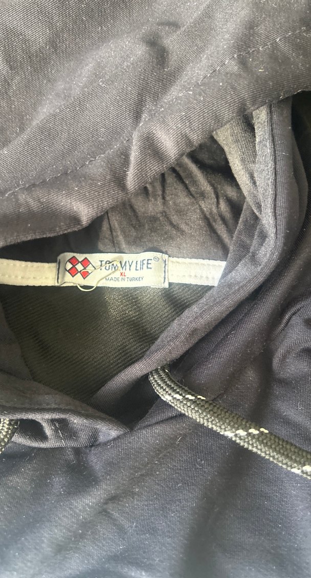 Gri Baskılı Kadın Sweatshirt ve Eşofman Takımı - Görsel 3