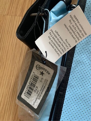 Converse converse mavi postacı çantası