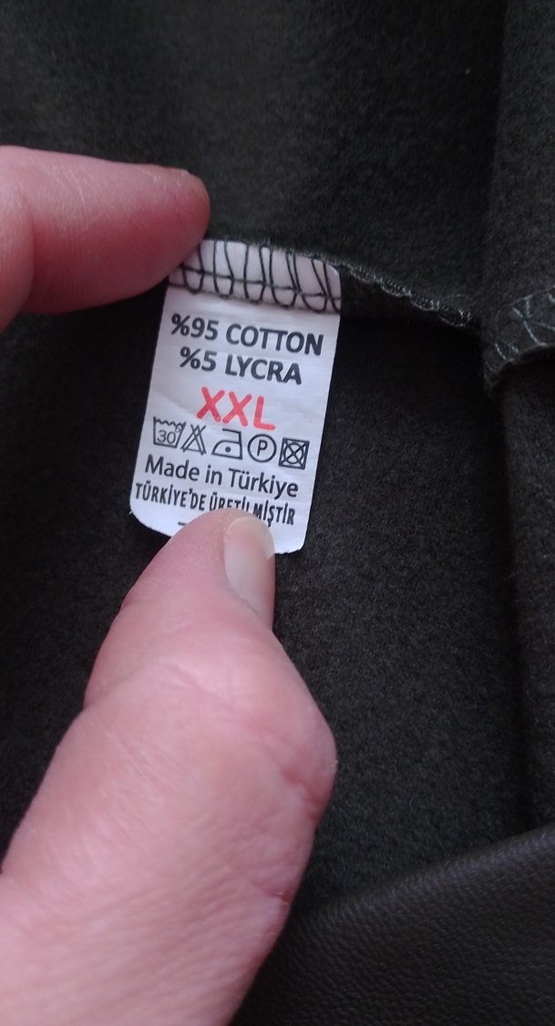 Kemer Detaylı Asker Yeşili Deri Kadın Tayt - Görsel 3