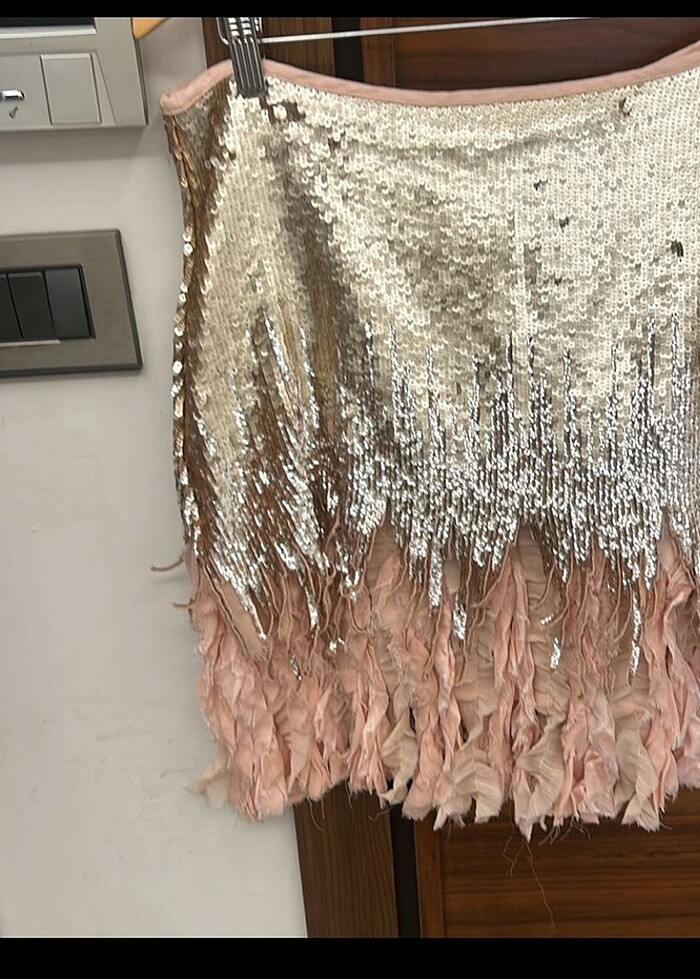 Zara payetli etek - Görsel 2