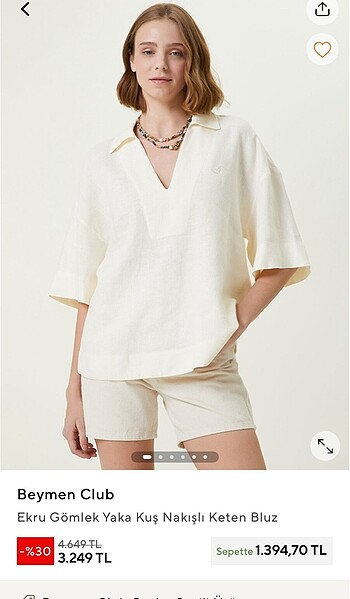 Beymenclub bluz - Görsel 2