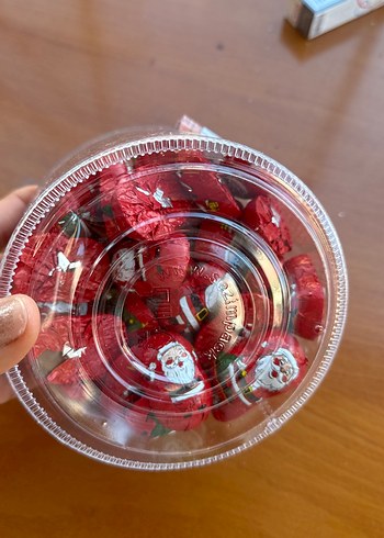 Renkli Kırmızı Yılbaşı çikolata - Görsel 2