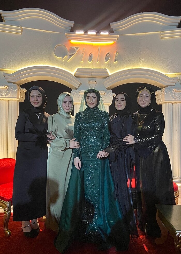 Organze tül abaya - Görsel 2