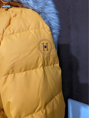 m Beden sarı Renk tommy hilfiger sarı kadın mont