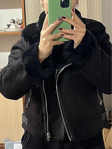 Stradivarius kürklü ceket