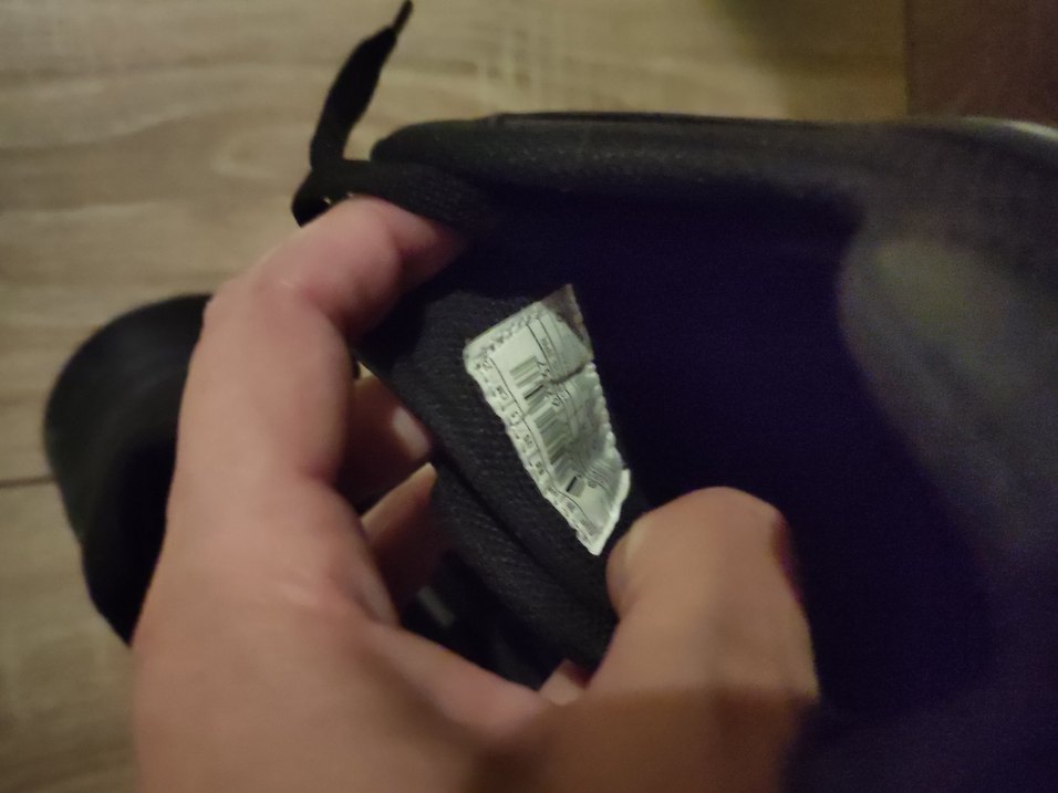 Erkek Siyah Spor Ayakkabı Bağcıkları - Görsel 4