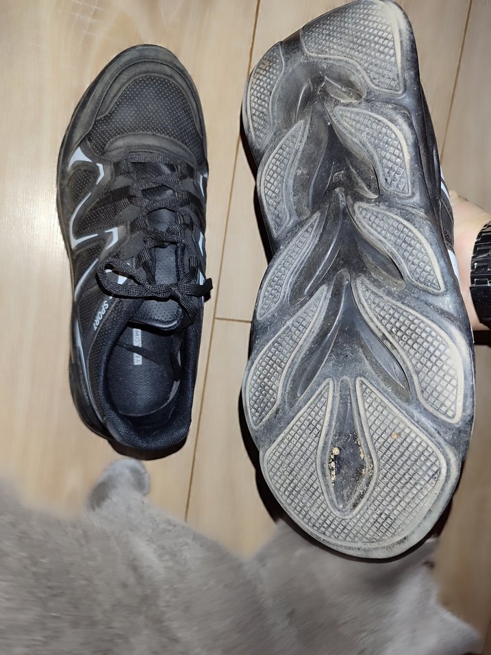 Erkek Siyah Spor Ayakkabı Bağcıkları - Görsel 3