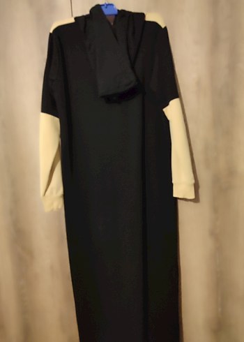 Kadın Siyah Uzun Kollu Drapeli Elbise - Görsel 3