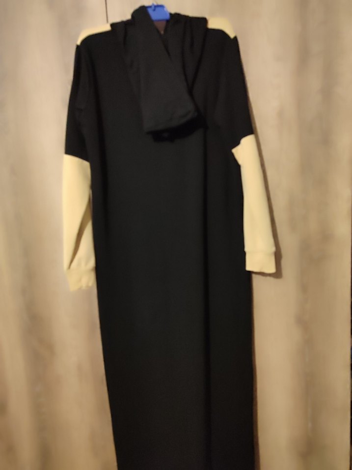 Kadın Siyah Uzun Kollu Drapeli Elbise - Görsel 3