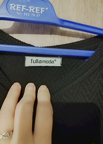 Siyah Uzun Kollu triko elbise - Görsel 3