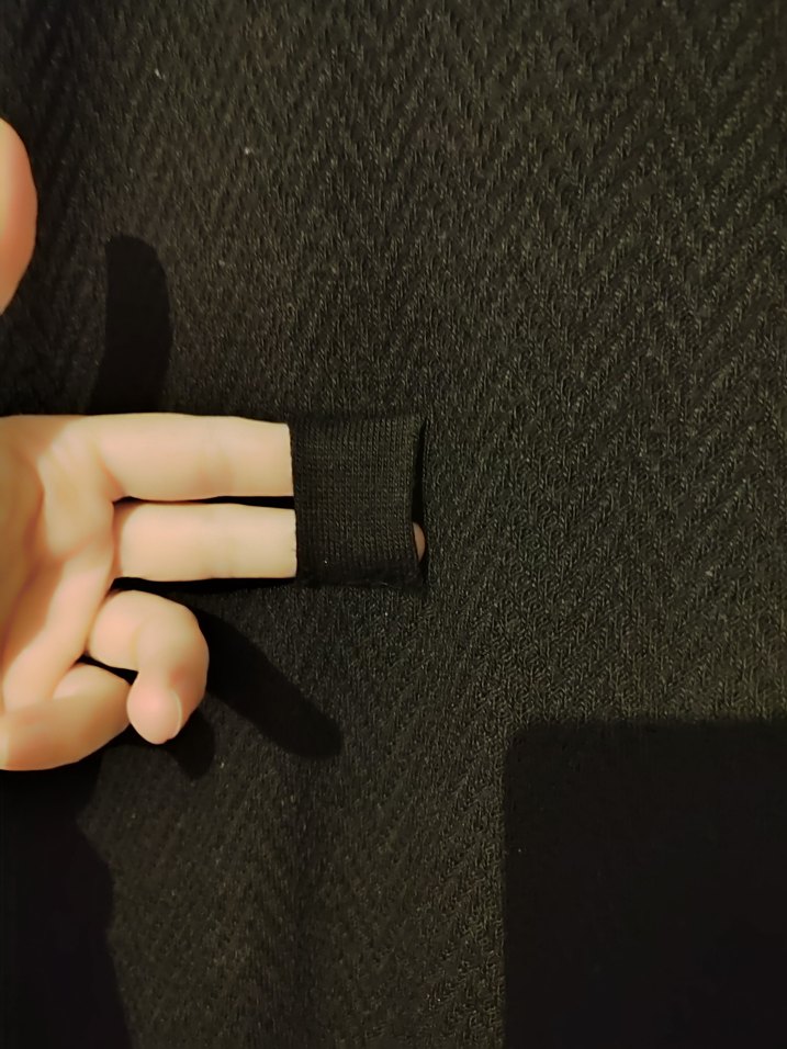 Siyah Uzun Kollu triko elbise - Görsel 4