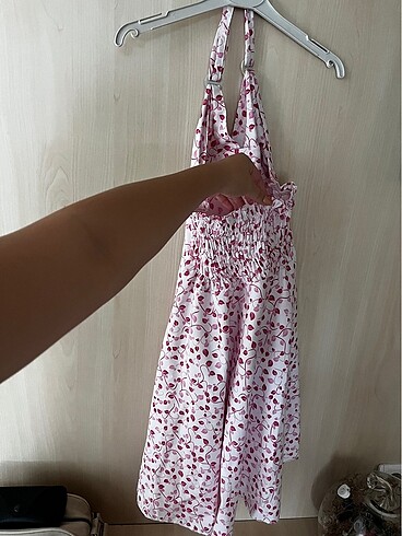Diğer Kız çocuk pembe desenli abiye