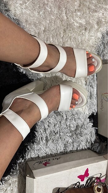 37 Beden Bi dönem moda beyaz platform