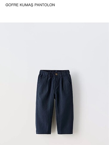 Zara Gofre Pantolon 2 Yaş