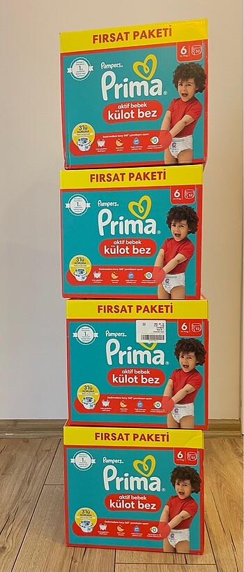 Prima Külot Bez 6 Numara 52 adet fırsat paketi