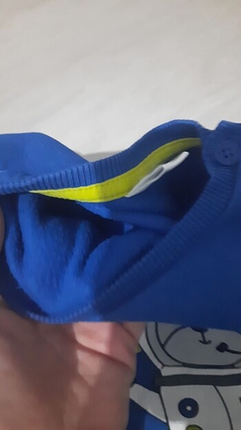 24-36 Ay Beden mavi Renk Erkek bebek sweat