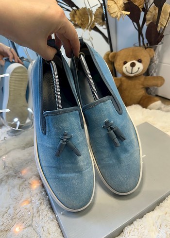 Hotiç Erkek Mavi sandalet - Görsel 9