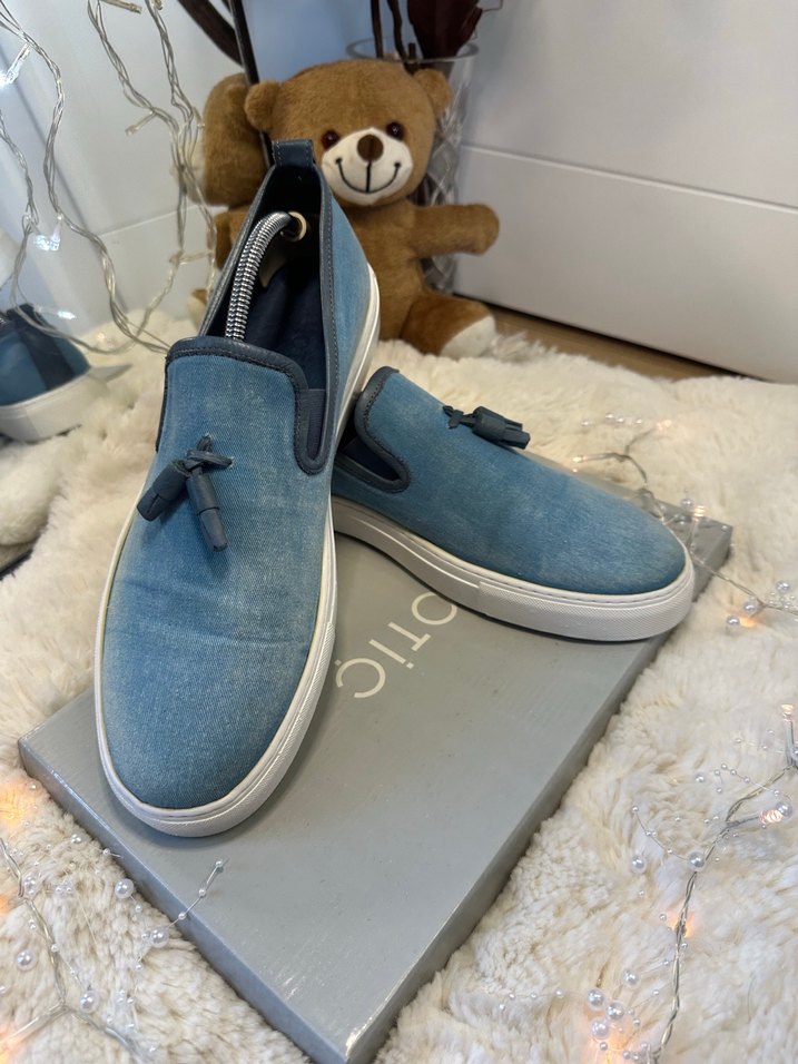 Hotiç Erkek Mavi sandalet - Görsel 4