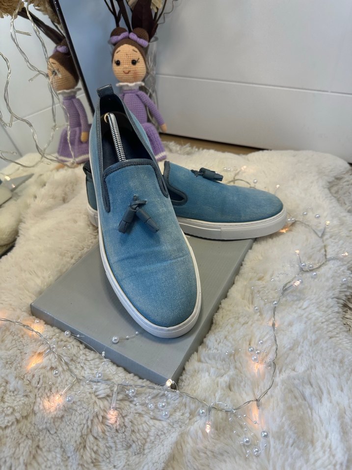 Hotiç Erkek Mavi sandalet - Görsel 5