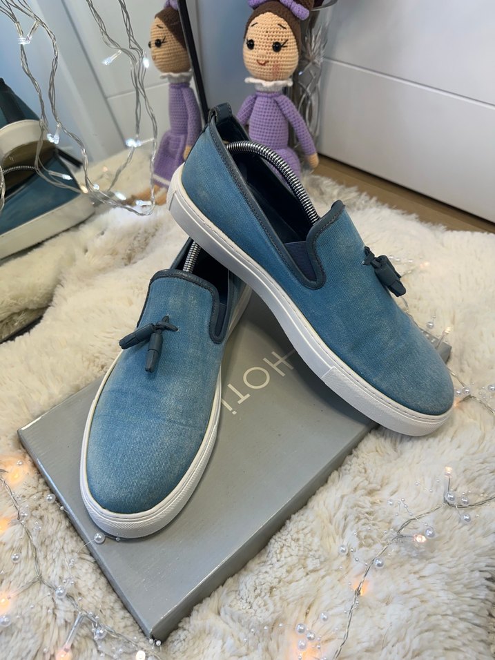 Hotiç Erkek Mavi sandalet - Görsel 2