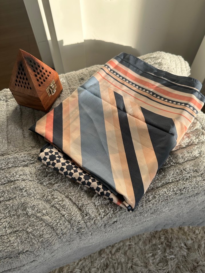 Bohem Çok Renkli Kadın Şal - Görsel 4