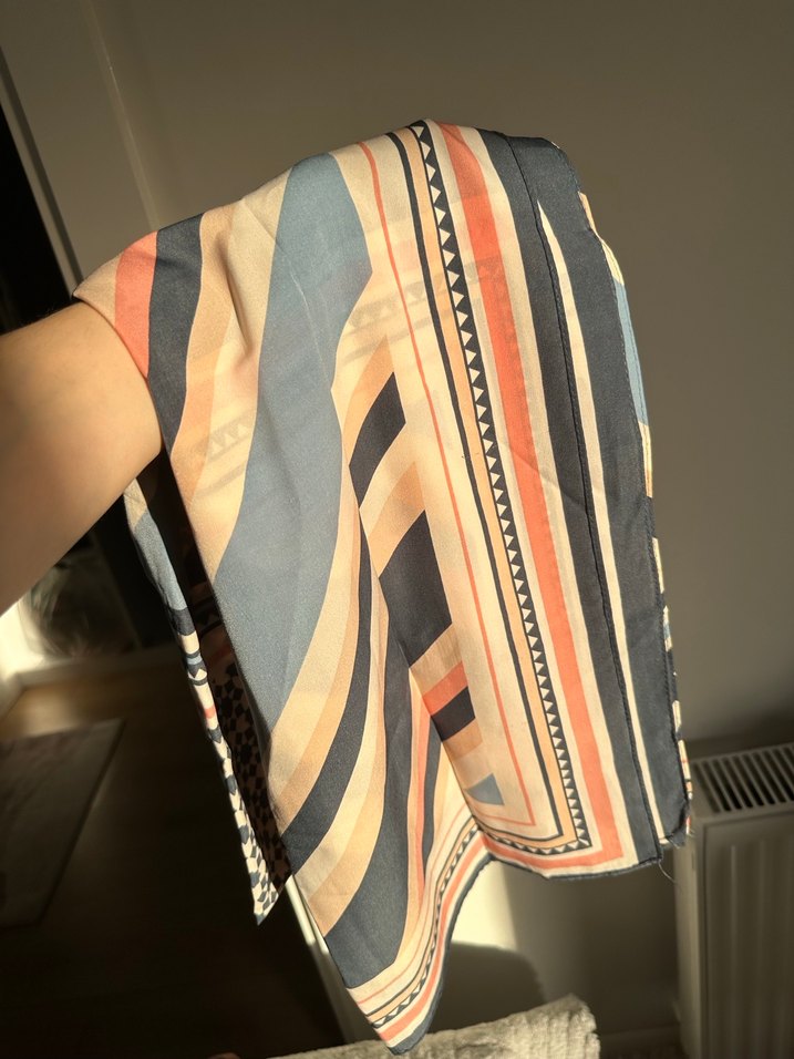 Bohem Çok Renkli Kadın Şal - Görsel 5