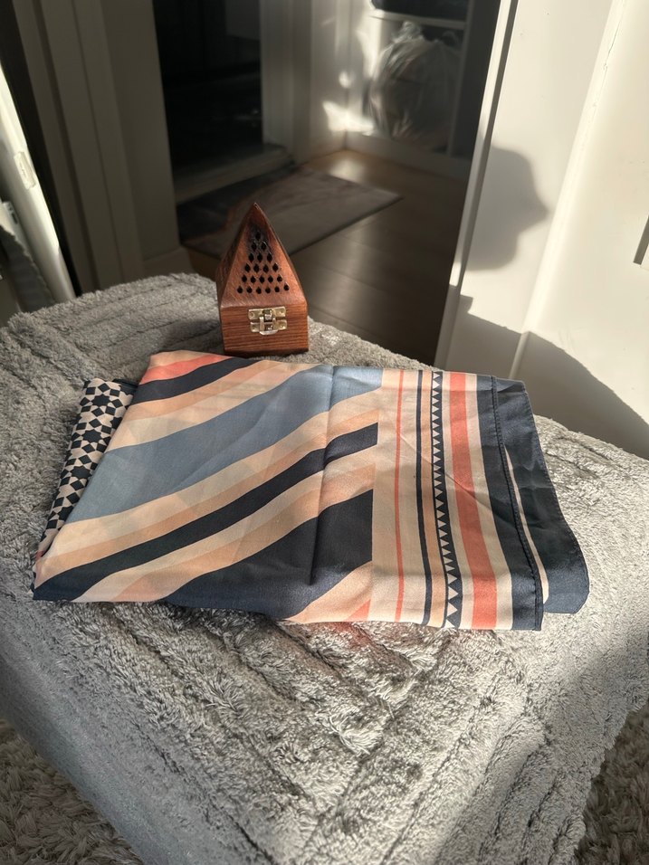 Bohem Çok Renkli Kadın Şal - Görsel 3