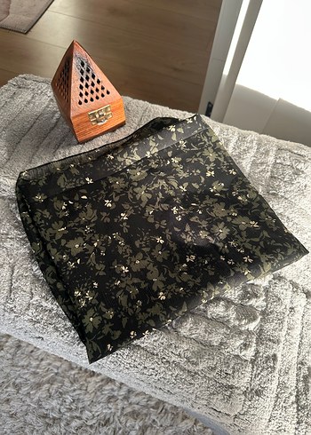 Kadın çiçek Desenli şal eşarp - Görsel 5