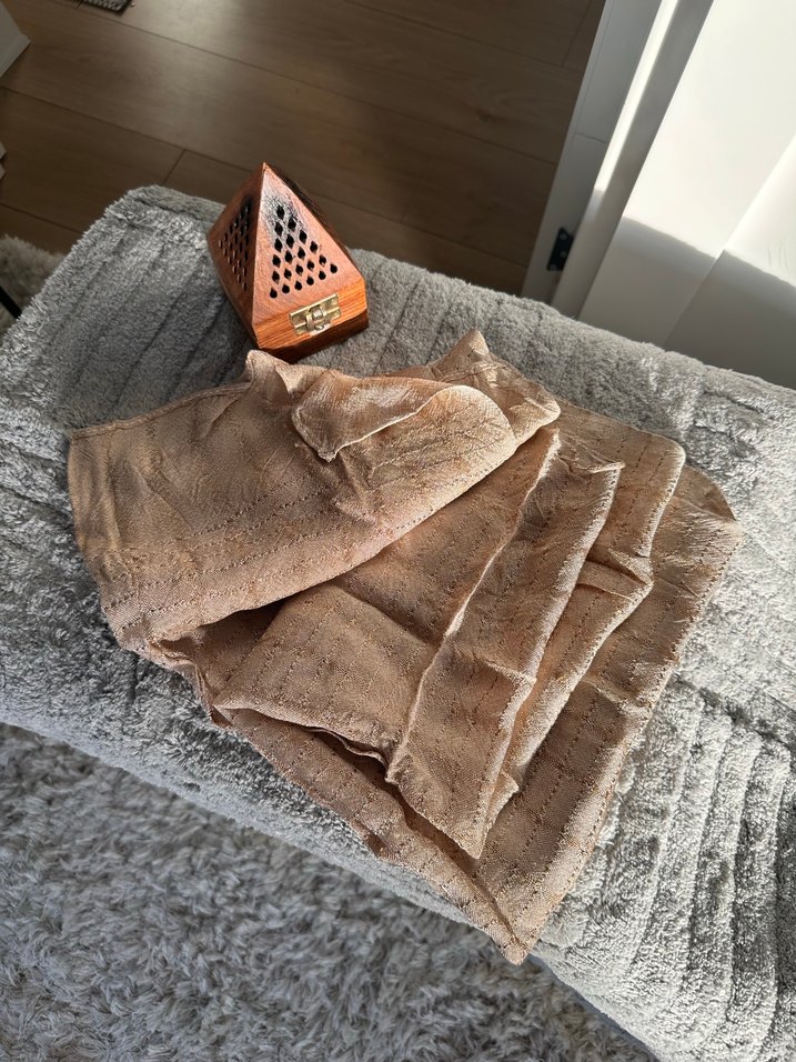 Hakiki gerçek ipek Kadın Bohem Salaş Şal - Görsel 4