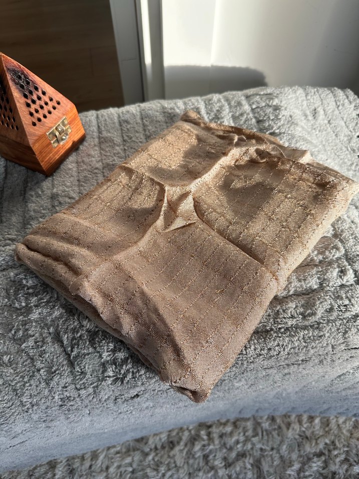 Hakiki gerçek ipek Kadın Bohem Salaş Şal - Görsel 3