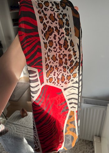 Taş detaylı Bohem Kadın Atkı şal - Görsel 6