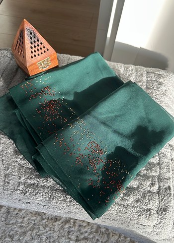 Taş detaylı Boncuklu Kadın Şalı - Görsel 3